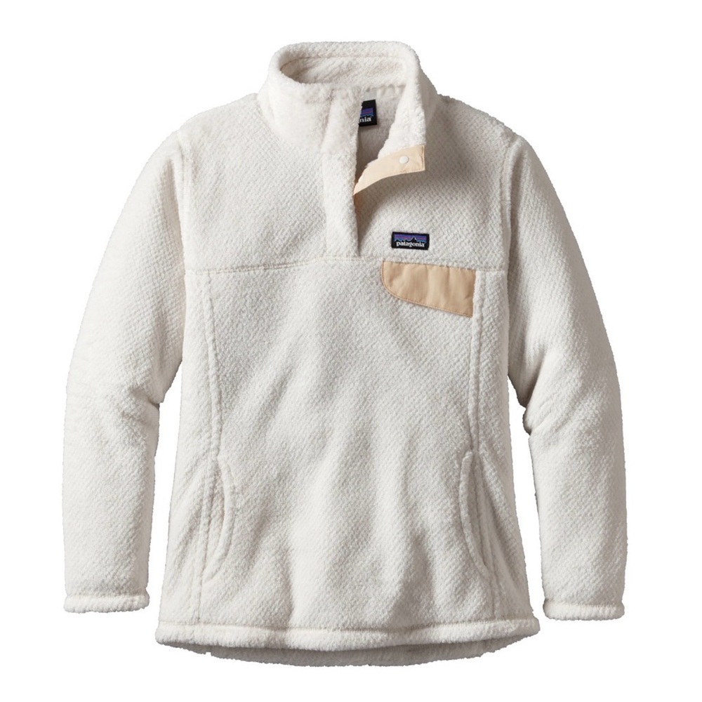 Patagonia Women's Re-Tool Snap-T Pullover White/cream Womens XS